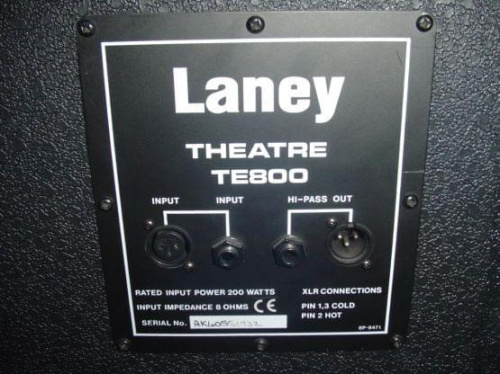 laney 18 theatre te800 te 800 bass
cabinet