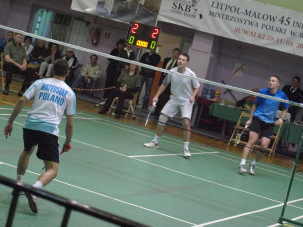 #MistrzostwaPolski #Badminton #Suwałki #PrzemysławWacha #PawełHawel #FinałDebla #RobertMateusiak