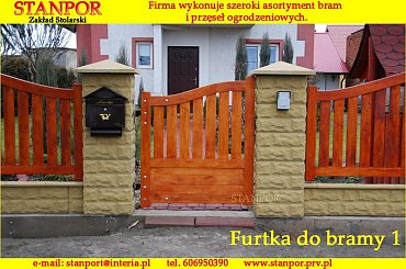 ... #bramy #wjadowe #ogrodzenia #zakład #stolarski #płoty #przesło #ZDrewna #stanpor