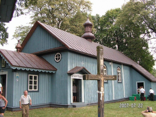 cerkiew w Holi #cerkiew #drewno #Polesie