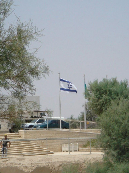 Betania nad Jordanem, granica izraelsko-jordańska (Jordania)