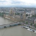 Widok na Parlament z London Eye