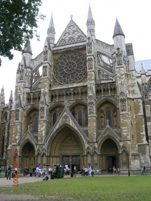 Westminster Abbey - od frontu:)