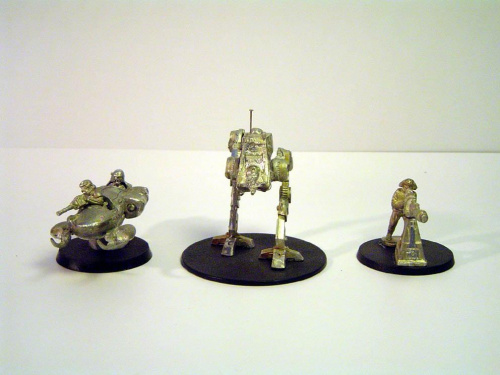 metalowe figurki SW z mojej kolekcji nie malowane