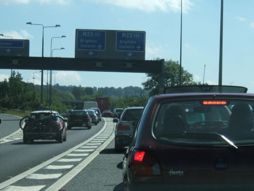 Wyjazd z Londka...autostrada ...