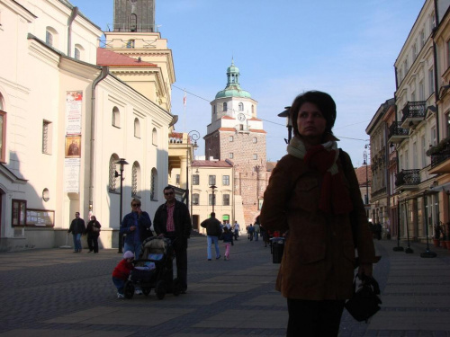 Jesienny spacerek 22.10.2006 Lublin #spacer #słońce #gołębie #Lublin #Urban