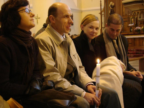 Chrzest Marianki 29.10.2006 Wąwolnica - Lublin #rodzina #chrzest #dom
