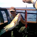 dorsz 7 kg - łeba - kuter Misisipi 2.08.07 #dorsz #bałtyk