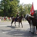 Kawalerzyści też oczywiście brali udział w Defiladzie, konie mieli piękne.