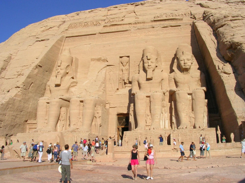 Słynny Abu-Simbel