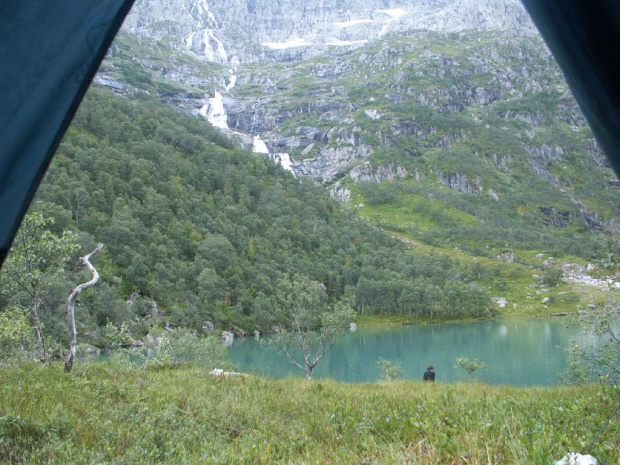 Widok z namiotu #Norwegia