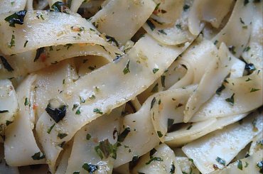 Tagliatelle z pesto #kluchy