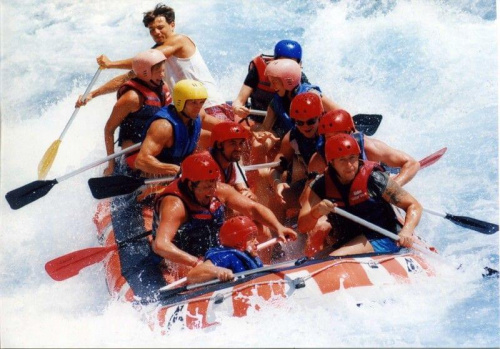 Rafting polecam - bardzo fajna zabawa #Turcja #wakacje #sport #woda