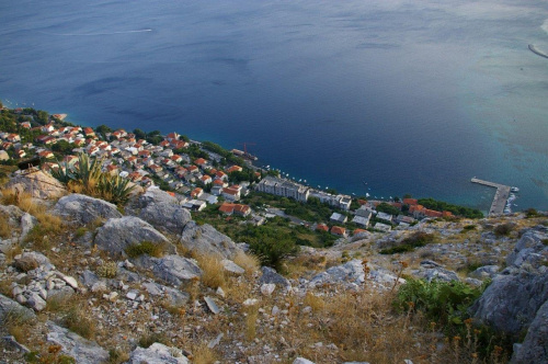 omis, widok z Fortecy #omis