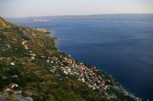 omis, widok z Fortecy #omis