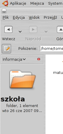 POroblem z ikonką folderu w Nautilusie #NautilusGnomeUbuntuFolder