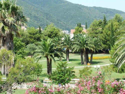 Budva- widok z pokoju.