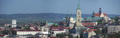Panorama Przemyśla - widok z os. Rycerskiego na Starówkę. (robione PanoramaPlus 1)
