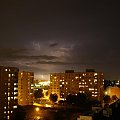 Burza nocą w Warszawie