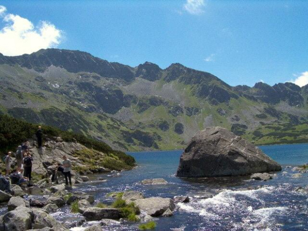 Wielki Staw, wypływ potoku Roztoka #Tatry #góry