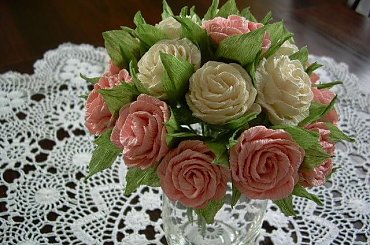 Bibułkowe kwiatki #RĘKODZIEŁOARTYST