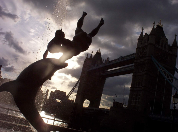 okolice Tower Bridge. styczeń 2oo6 #Londyn #Anglia