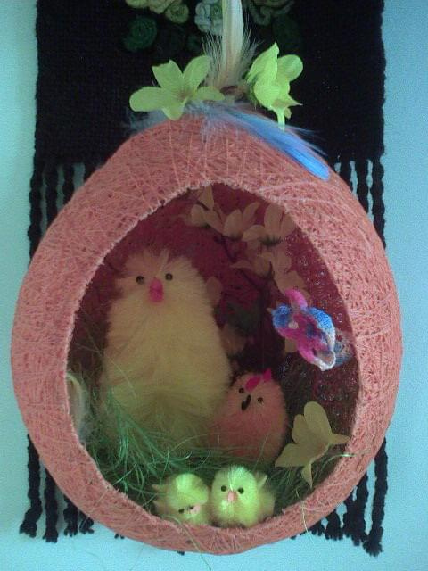 Jajo Wielkanocne - dekoracja ręcznie robiona #JajoWielksnoc