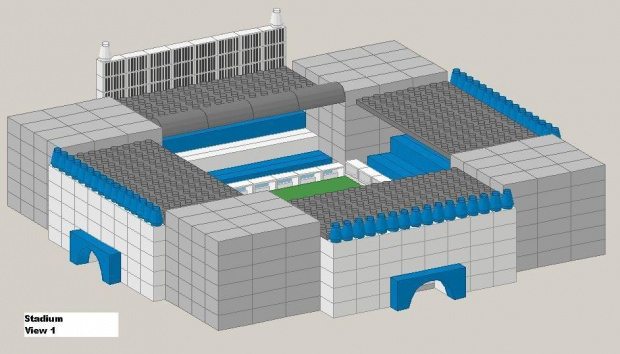Pierwszy projekt. #stadion #blockCAD #debiut #pierwszy
