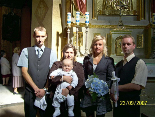 Chrzest Kubusia 23.09.2007