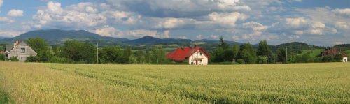 panorama na Beskid Śl. z osiedla ZOR Cieszyn