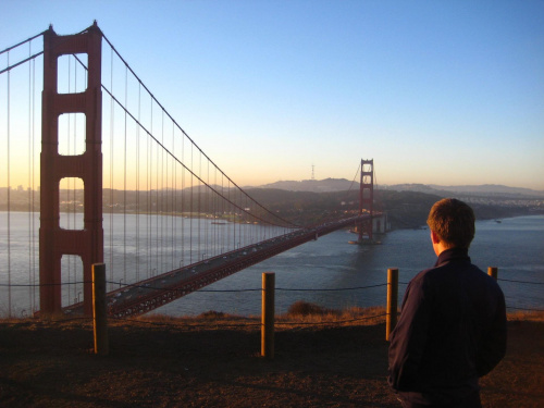 przy Golden Bridge w San Francisco