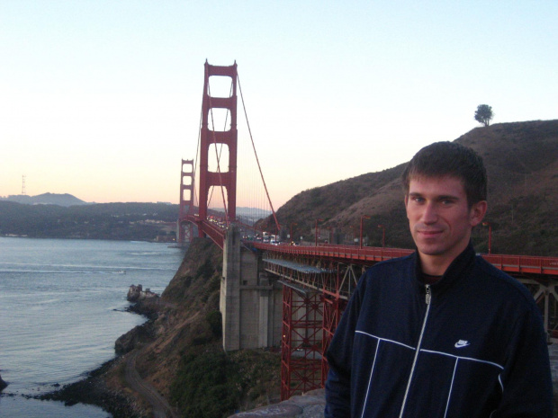 z widokiem na Golden Bridge w San Francisco