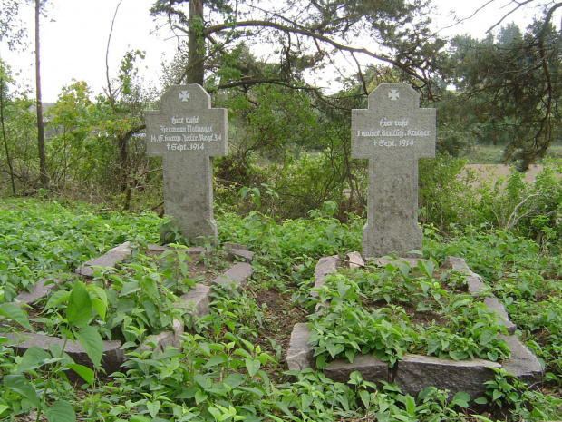 Cmentarz wiejski - Szkody
